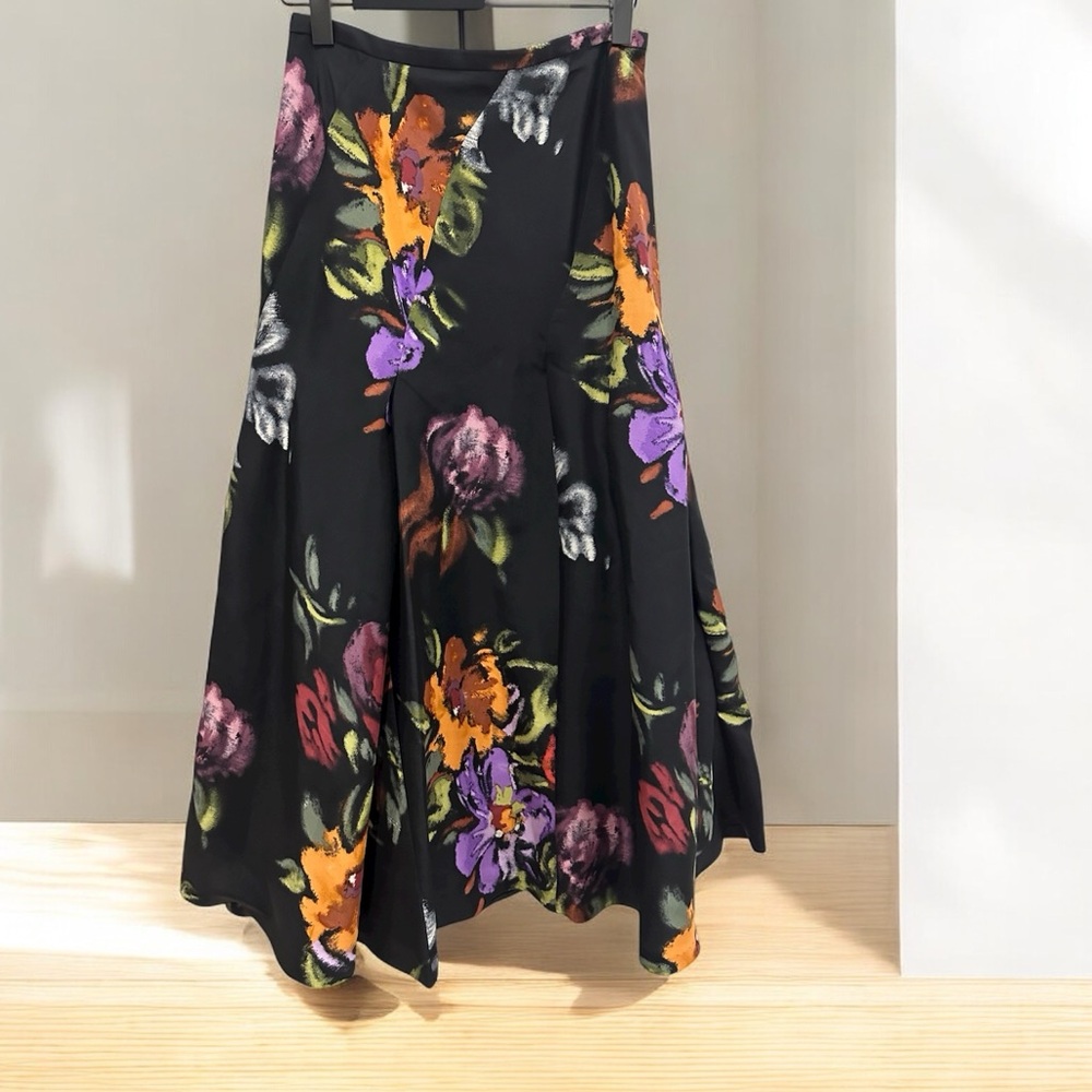 Donna Ricco Vibrant Floral Maxi Skirt - Picture 6 of 8